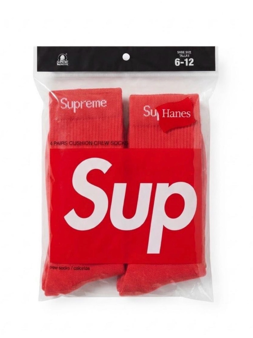 Hanes Red Cushion Crew Socks - Men’s (Set of 4)